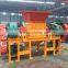 Waste used plastic recycling machine, rubber tire crushing plant shredder machine