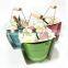 round white oil tin pail with lid