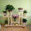 Newest movable multi-laye Wooden plant stand antique flower stand