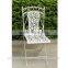 POWERLON Vintage 2 seater patio set wrought iron antirust outdoor table and chairs PL08-5508