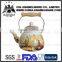 Manufacture flower logo decal enamel kettle