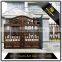Customized Powder Coated Outdoor Vintage Cast Aluminum Garden Gate for Villa