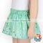 Baby Girls Aqua Skirt Heart Shape Polka Dots Cotton Dress Fashionable Skirts