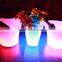 high quality led plastic led flower pots, colorful led ice bucket
