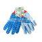 Kids Cotton Gardning Gloves With Mini PVC Dots Palm