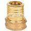 Brass hose coupling set