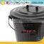Iron Powder Coating Ash Bucket and Shovel Metal Coal Scuttle