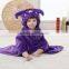 Wholesale Animal Shape Baby Bathrobe With Hood Baby Blankets