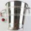 bar using custom logo stainless steel beer drinking ice bucket with handle