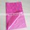 Customized pink tissue paper with different color logo