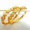 Stylish Micro Gold Plated Kadas, Wholesale Fancy Indian Kada Bangles