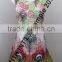 Round Neck Print Cotton Ladies Dress