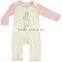Printed autumn wear long sleeve custom infant organic cotton wholesale 1 year old babies clothes for baby