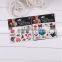 Different flower shapes sticker waterproof tattoo sticker enviroment protection non-toxic
