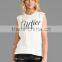 Custom Company Logo Bright Color Tank Tops