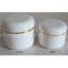 Frosted cream jar