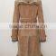 Tongxiang Fur Brand YR-AB22 Luxury women Goat Skin Double Face fur Over Coat