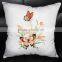 embroidered sea style cushion cover