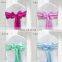 Hot Style Wedding Reception Decoration Bow Chair Sashes Satin