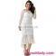 China wholesale low MOQ two colors women wedding party dress