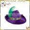 wholesale plastic disco mardi gras color hat FGH-1014