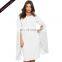 fashion mature women elegant flare sleeve plus size cocktail dresses