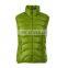 waterproof cover wine red duck down vest for woman