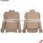 Shoulder and Cuffs Poom Poom Girl Sweates, Factory OEM Wool Knitwear 2017