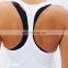 women curved hem get fit white tank top