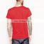 plain pocket solid color mens red t shirt