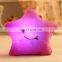 Professional production hot sale star shape led pillow various color decorative toys with light