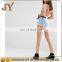 Lady Fashion Slim Fit Shorts Girl Denim Pants OEM Service Denim Shorts Blue Wholesale