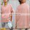 Relax-crew Neck Dropped Shoulder Oversized Sweatshirts With Pouch Pockets