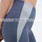 Full sublimation women clothing blue color running wear yoga leggings womens yoga pants