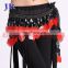 Special big sequins tassel performance belly dance belt scarf for women Y-2023#