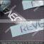 Ultra-thin Nickle sticker Shinning 0.05mm Ni decals customized small metal logo