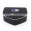 2015 small Christmas gift black tin box for sweets