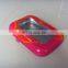 Fancy and high quality tin box with pvc window and zipper opening way/slide fastener