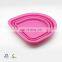 2018 Semicircle FDA Silicone Collapsible Water Bucket Foldable Food Storage Basket