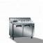 Commercial Stainless Steel Salad Counter Fridge/ Pizza Worktable Refrigerator/ Sandwich Prep Table