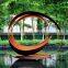 Decorative rusty metal sculpture/corten steel landscape sculpture