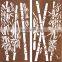 Laser cut metal artwork corten steel screen