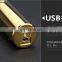 Newest popular usb rechargeable lighter double arc cigarette lighter