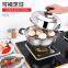 stainless steel pot set soup pot  steamer double layers triple layers cooking pot multi-function