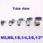 Pneumatic Air L Connector 4mm M5 M6 1/8,1/4,3/8,1/2 Threaded Elbow 90 Degree PL 4-M5/M6/01/02 pu Hose Nylon Pipe Fitting Tools