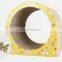 Durable corrugated paper detachable scratching board/ cave toy for cat