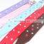 PU material large dog collar pet collar with gems