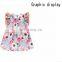 Latest Children Dress Designs Summer Dress Mexican Serape Cow Pom Pom Dress