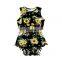 Halloween patchwork design baby romper baby girl romper for likeable newborn super quality pom pom body suit