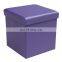 RTS classic simple design foldable square storage pouffe Chair Ottoman/Stool modern style